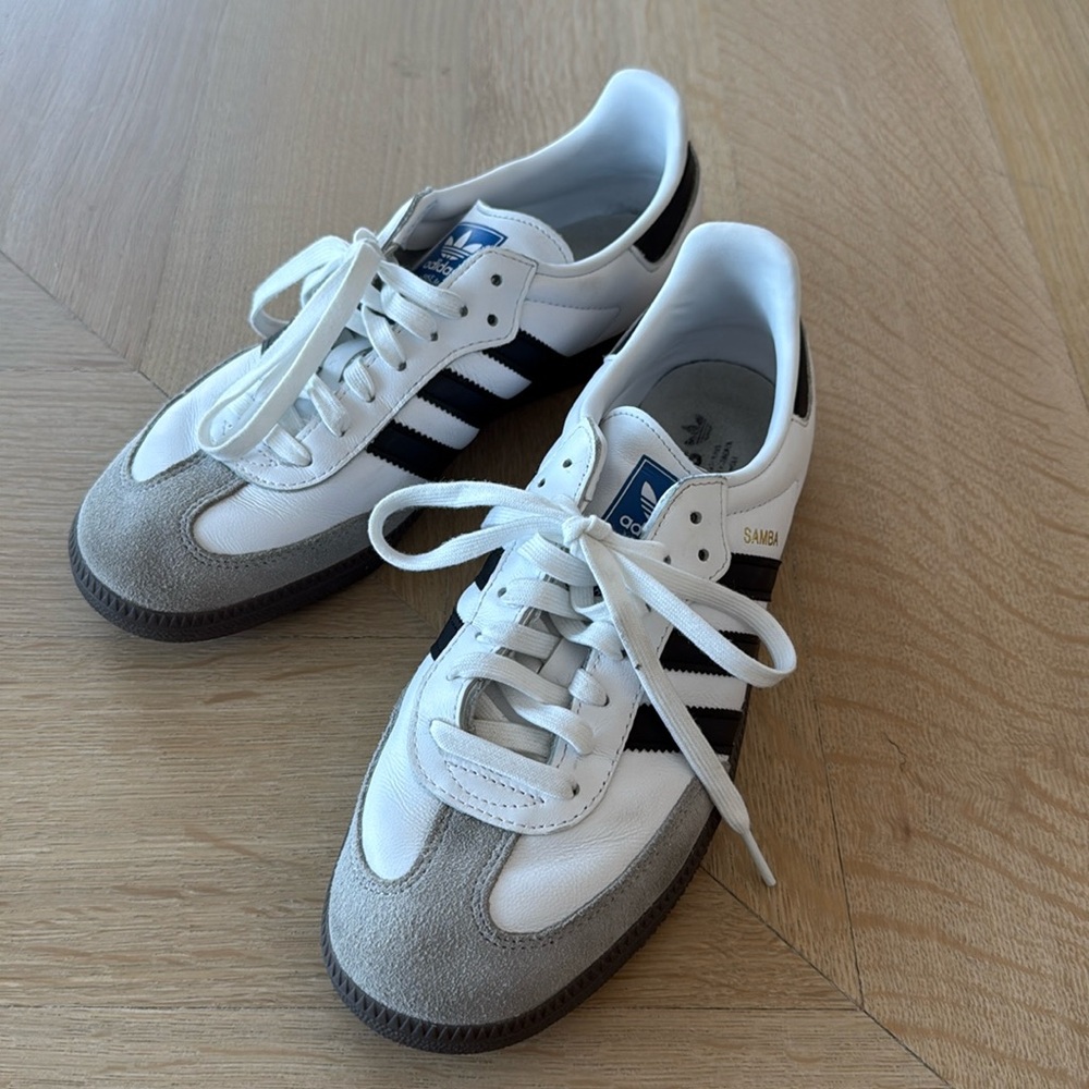 Adidas Samba OG | “White Black Gum” colorway | Size 8.5 M / 9.5 W | Like new